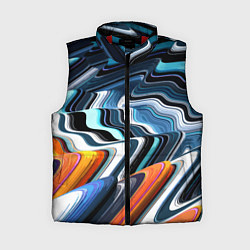 Женский жилет Abstraction expressive pattern, цвет: 3D-красный