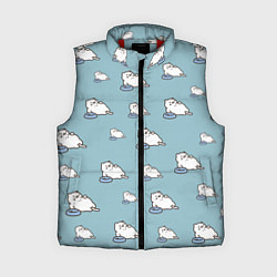 Женский жилет Котик обжорик