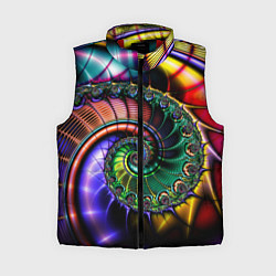 Женский жилет Красочная фрактальная спираль Colorful fractal spi