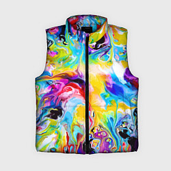 Женский жилет Неоновые всплески красок Лето Neon splashes of col