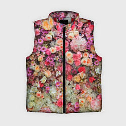 Женский жилет MILLION MULTICOLORED FLOWERS, цвет: 3D-красный