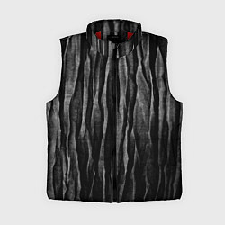 Женский жилет Полосы чорные серые роизвольные random black strip