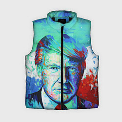 Женский жилет Дональд Трамп арт