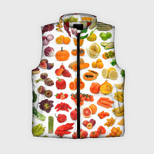 Женский жилет VEGETABLE FRUIT ABUNDANCE / 3D-Красный – фото 1