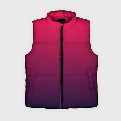 Женский жилет RED to dark BLUE GRADIENT / 3D-Красный – фото 1