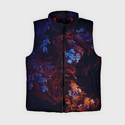 Женский жилет Синие и Красные Коралловые Рифы, цвет: 3D-красный