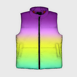 Женский жилет Multicolored Ombre gradient, цвет: 3D-красный