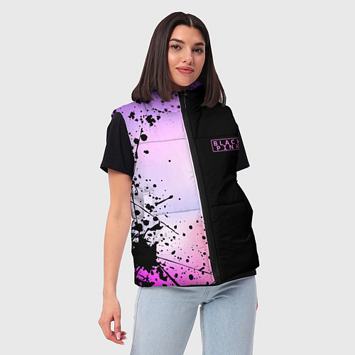 Женский жилет BLACKPINK HALF COLORS / 3D-Светло-серый – фото 3