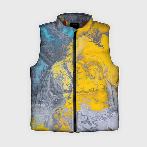 Женский жилет Извержение Красок / 3D-Красный – фото 1