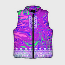 Женский жилет Славянская рубаха с разводами