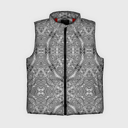 Женский жилет Black and white oriental ornament