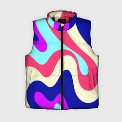 Женский жилет КАРАМЕЛЬНЫЕ ВОЛНЫ, цвет: 3D-черный