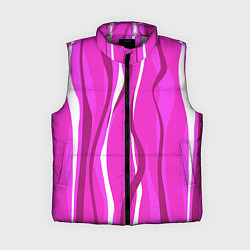 Женский жилет Розовые полосы