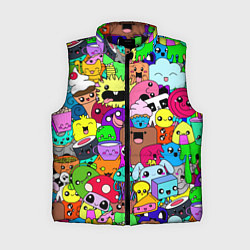 Женский жилет Монстрики Nastiprazdnik, цвет: 3D-черный