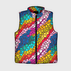 Женский жилет Абстракция - радужное настроение