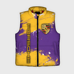 Женский жилет PORSCHE- LAKERS COLORS, цвет: 3D-красный