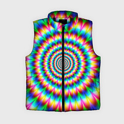 Женский жилет Радужная оптическая иллюзия