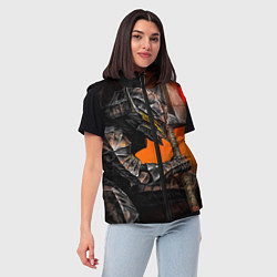 Женский жилет Берсерк Гатс Замах Мечом, цвет: 3D-красный — фото 2