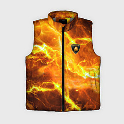 Женский жилет Lamborghini - яркие молнии, цвет: 3D-светло-серый