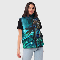 Женский жилет Dota 2 Abaddon, цвет: 3D-красный — фото 2