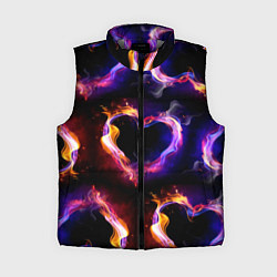Женский жилет Пламенное сердце - паттерн