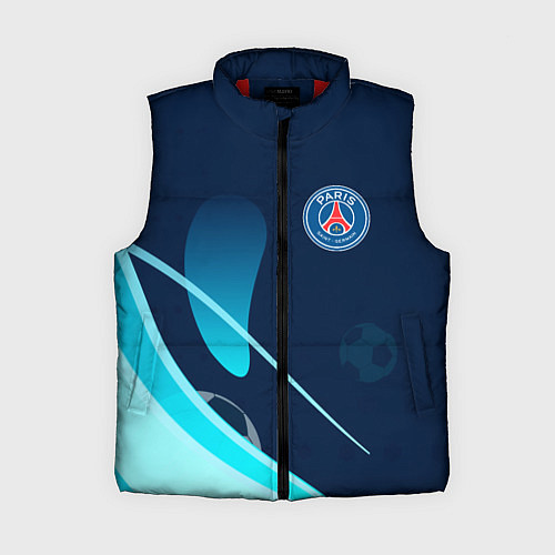 Женский жилет Фк псж абстракция / 3D-Красный – фото 1