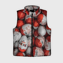 Женский жилет Фон из киндер сюрприз, цвет: 3D-черный