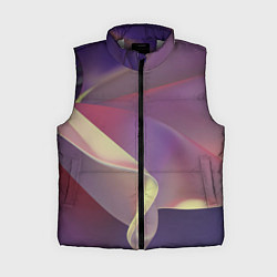 Женский жилет Абстрактные объёмные волны бархата