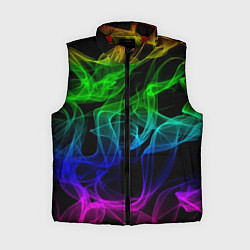 Женский жилет Разноцветный неоновый дым