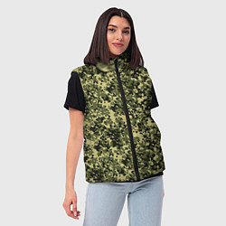 Женский жилет Камуфляж Flecktarn Jeitai, цвет: 3D-черный — фото 2