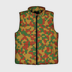 Женский жилет Камуфляж WW2 German, цвет: 3D-черный