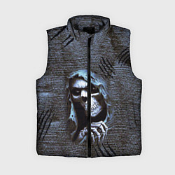 Женский жилет Скелет