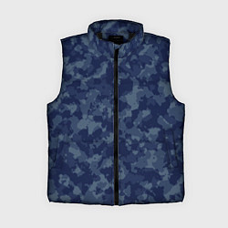 Женский жилет Сизый камуфляж