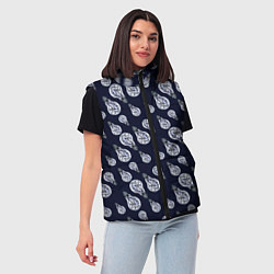 Женский жилет Ребёнок в лампе, цвет: 3D-черный — фото 2