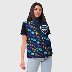 Женский жилет Arsenal градиентные мячи, цвет: 3D-черный — фото 2