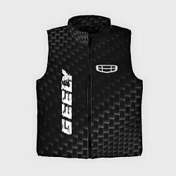 Женский жилет Geely карбоновый фон, цвет: 3D-черный