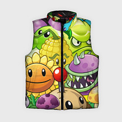 Женский жилет Растения против зомби, цвет: 3D-красный