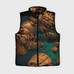 Женский жилет Абстрактные планеты