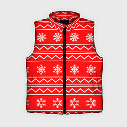 Женский жилет Winter snowflakes