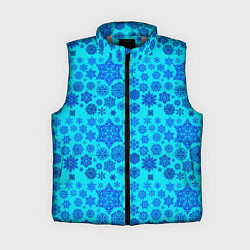 Женский жилет New Year snowflakes