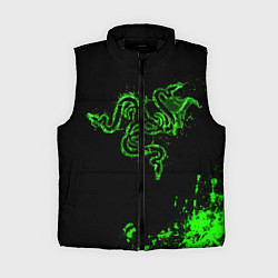 Женский жилет Razer брызги, цвет: 3D-черный