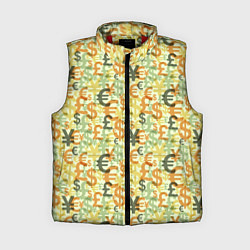 Женский жилет Денежные знаки