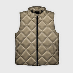 Женский жилет Стёганая кожа - fashion texture