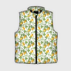 Женский жилет Лимоны на ветках - паттерн