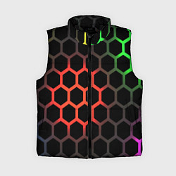 Женский жилет Gradient hexagon genshin