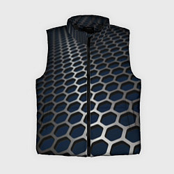 Женский жилет Металическая бронь, цвет: 3D-черный