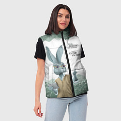 Женский жилет Препод в институте, цвет: 3D-светло-серый — фото 2