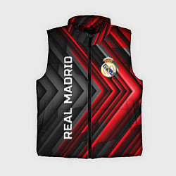 Женский жилет Real Madrid art, цвет: 3D-черный