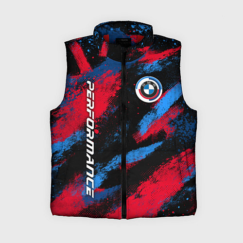 Женский жилет Бмв - цвета м серии / 3D-Красный – фото 1