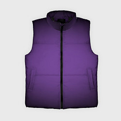 Женский жилет Оттенок индиго в черной виньетке